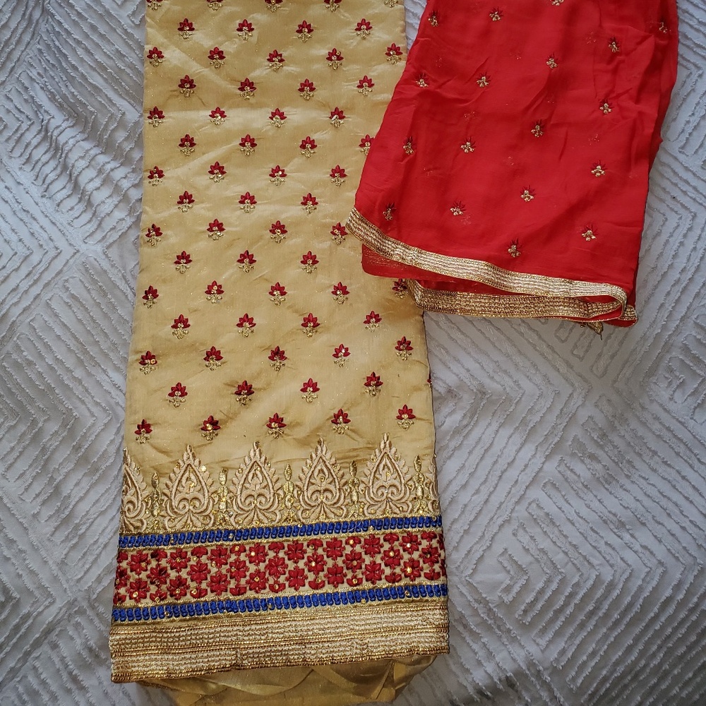 Unstitched Indian/Pakistani dress/suit
